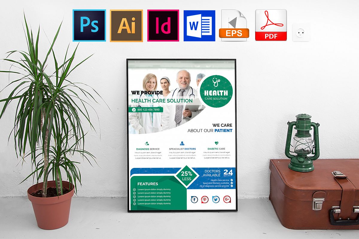 Poster | Doctor & Medical Flyer Vol-01 example image 1