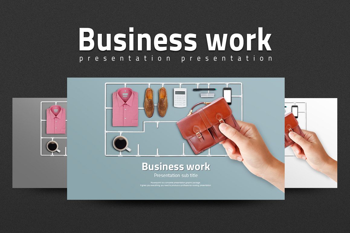 Business Work Item PPT Template example image 1
