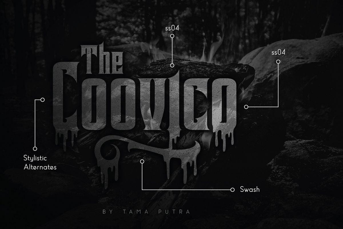 Coovico Bloody Typeface example image 1