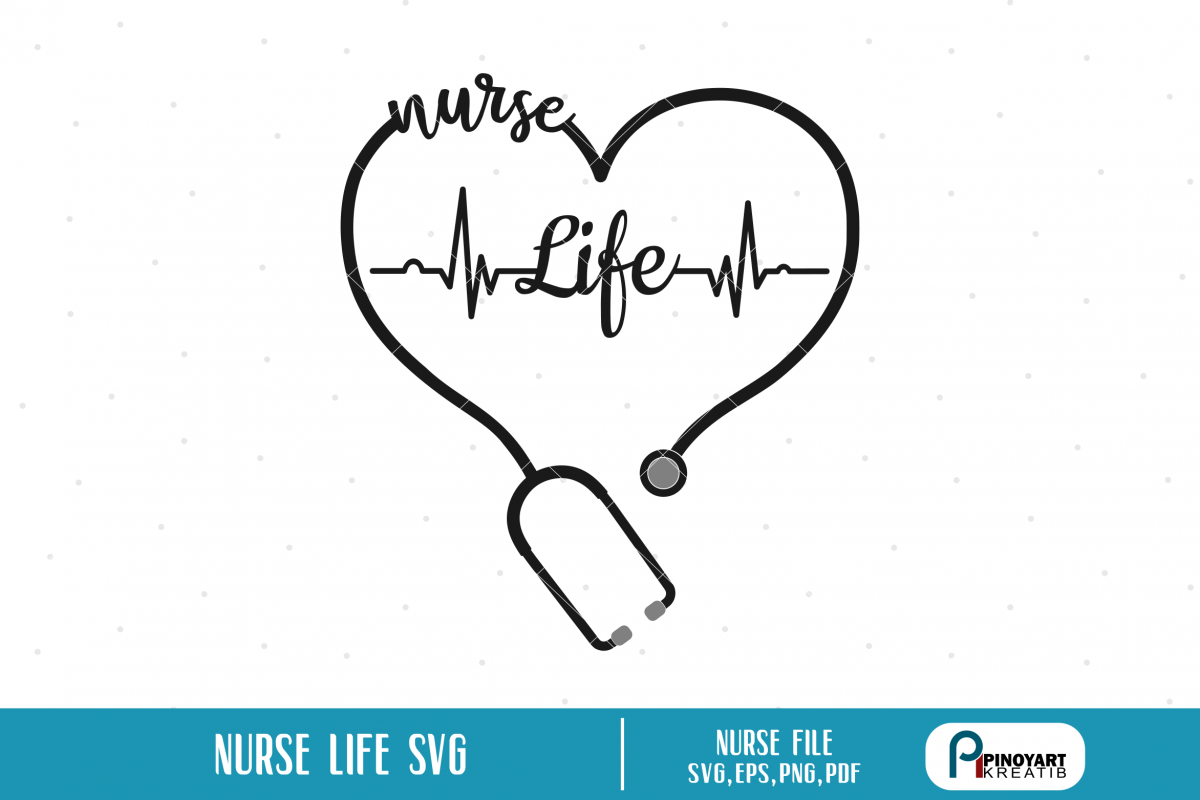 Download Nurse svg, Nurse Life svg, Nursing svg, Heartbeat svg, svg