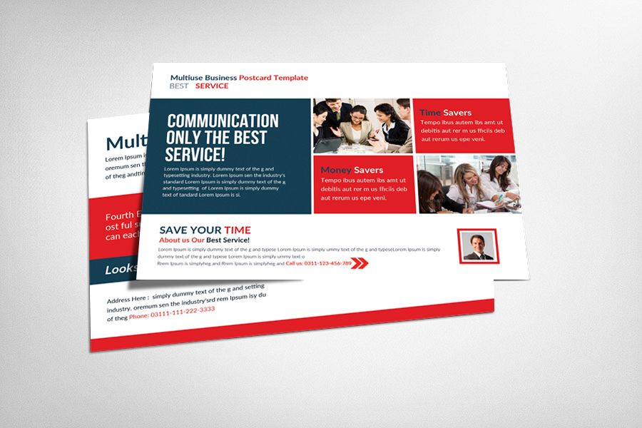 Multiuse Business Postcard Template example image 1