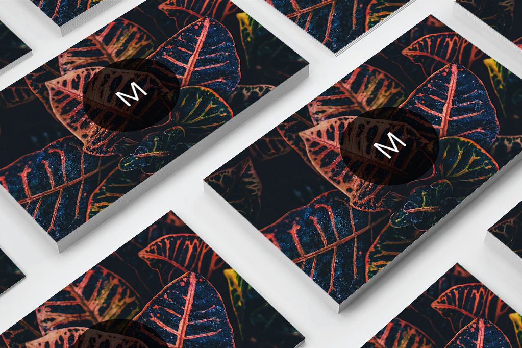 Modern Pattern Texture Beautiful Professional Art Business Card example image 1
