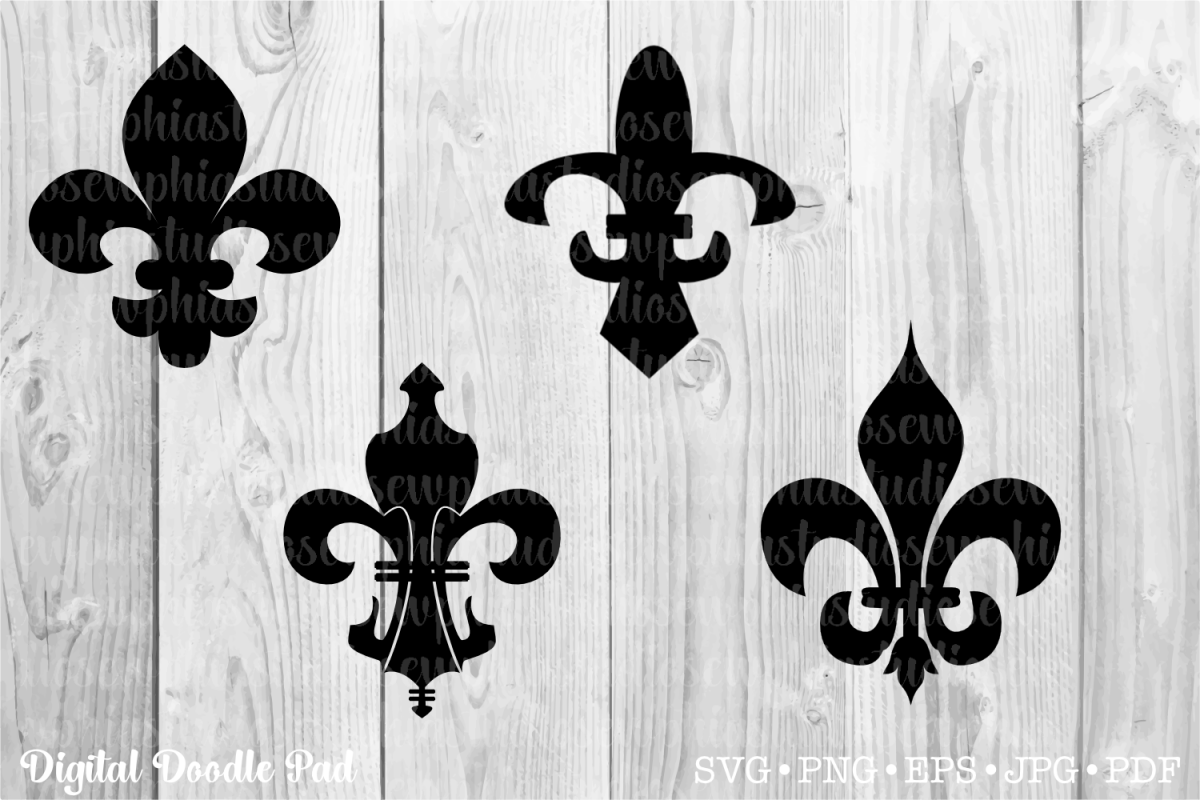 Fleur de lis by Digital Doodle Pad example image 1