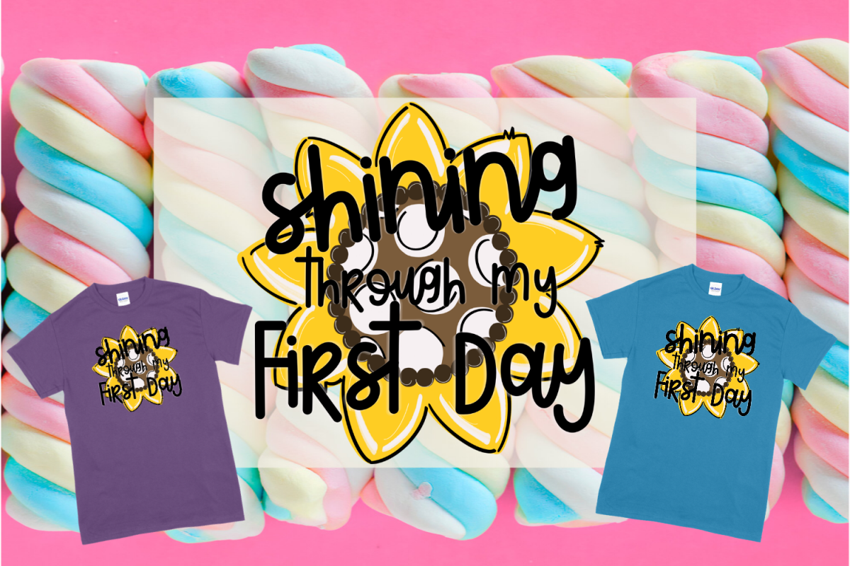 Shining Through My First Day Sublimation PNG example image 1