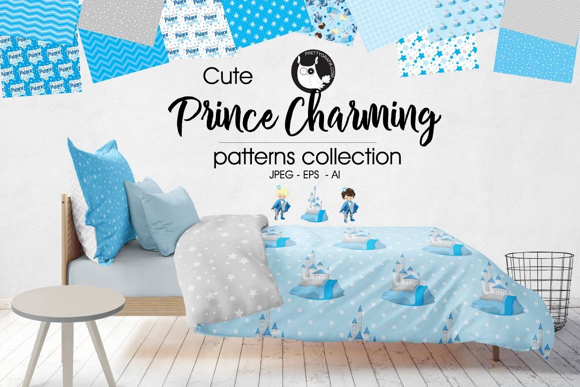 PRINCES-CHARMING, digital papers example image 1