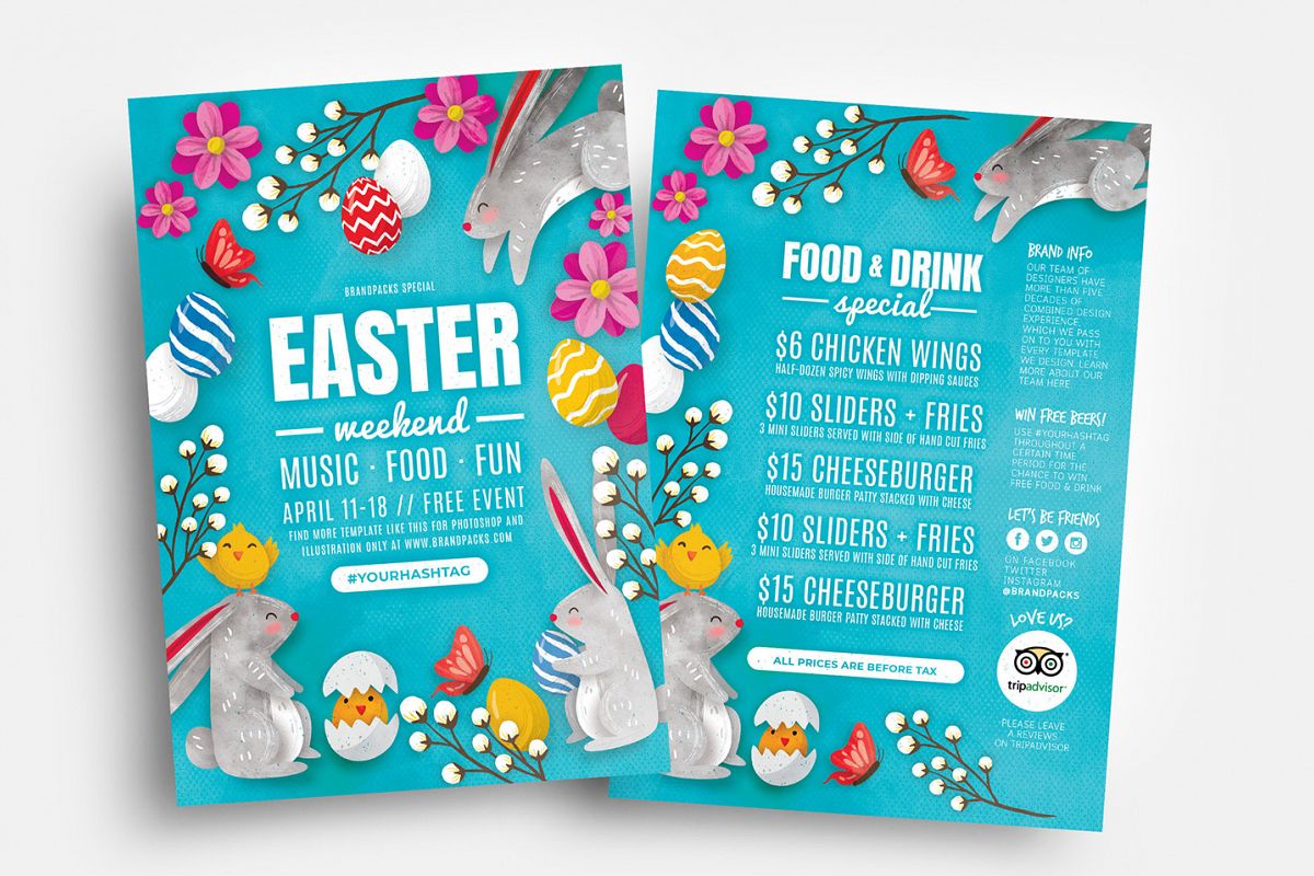 Easter Flyer Templates example image 1
