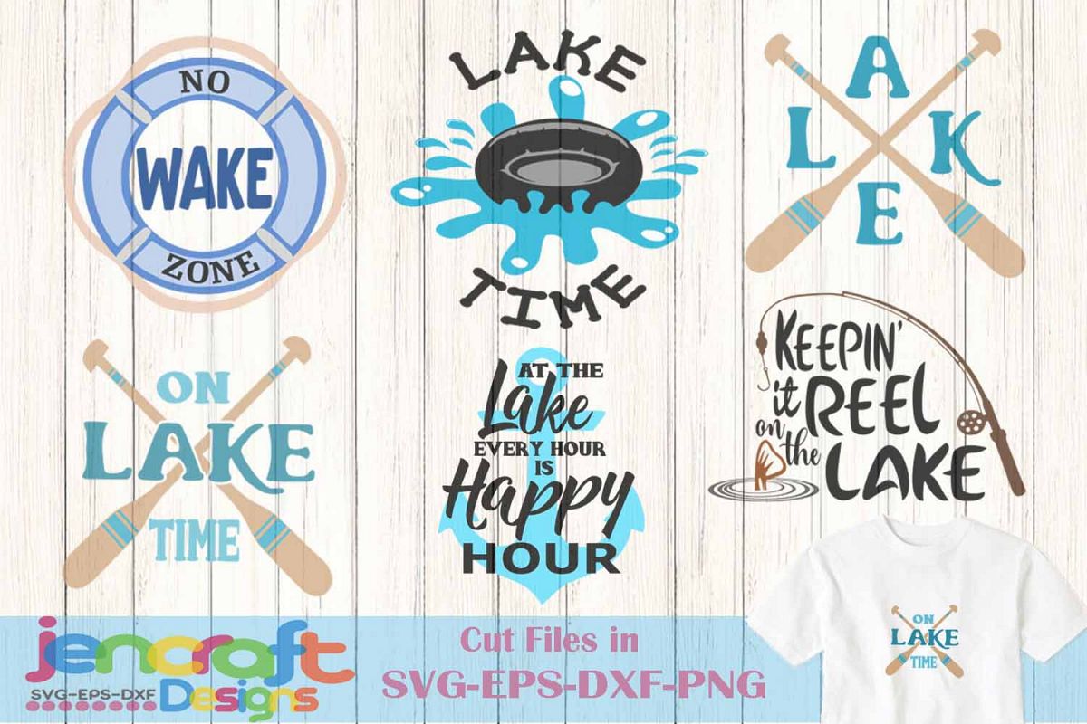 Download Lake SVG Design Bundle SVG, Dxf, Eps, Png (113436) | SVGs | Design Bundles