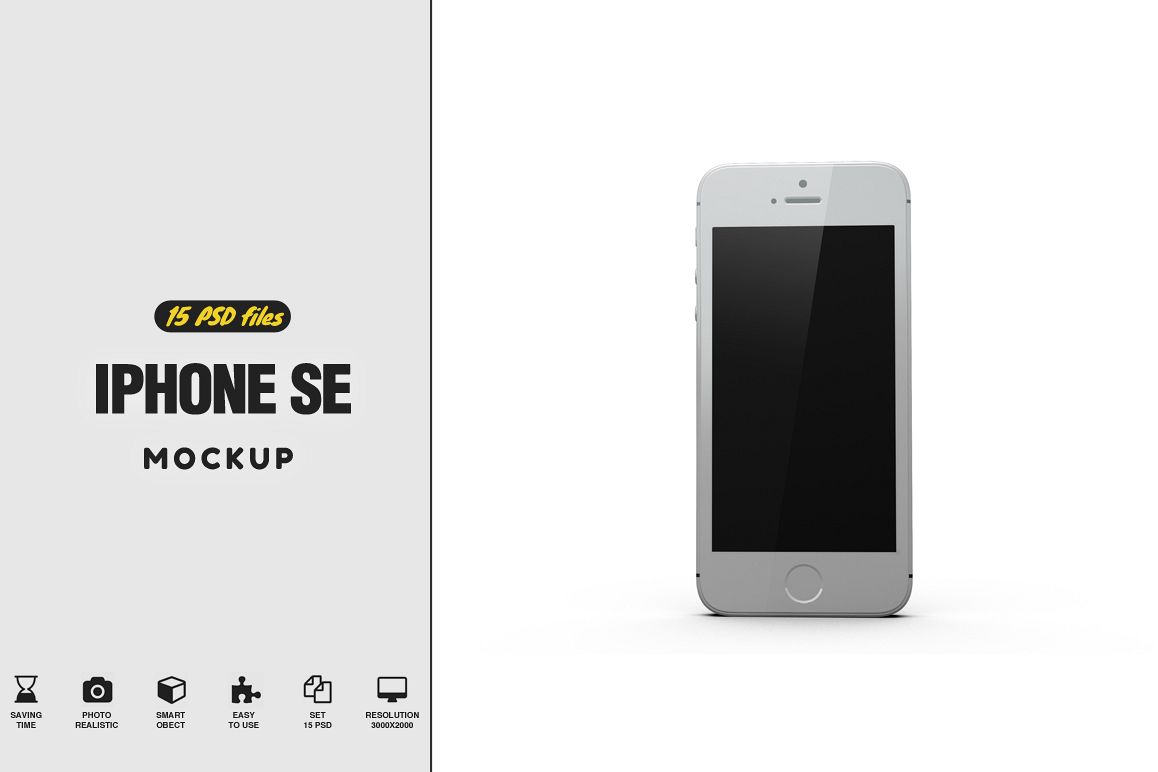 iPhone SE Mockup example image 1