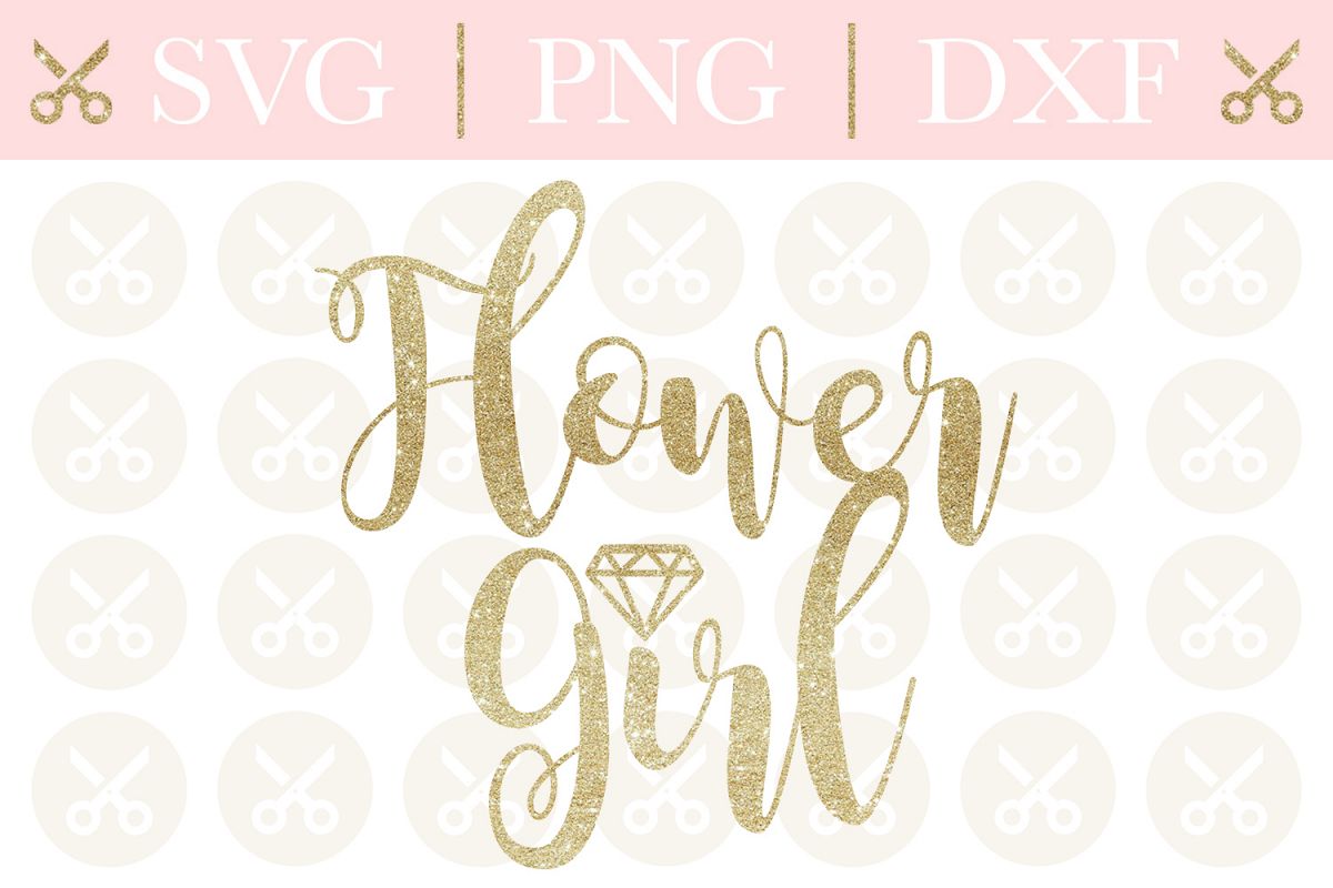 Flower Girl Svg Wedding Svg Bridesmaid Svg Cutting File example image 1