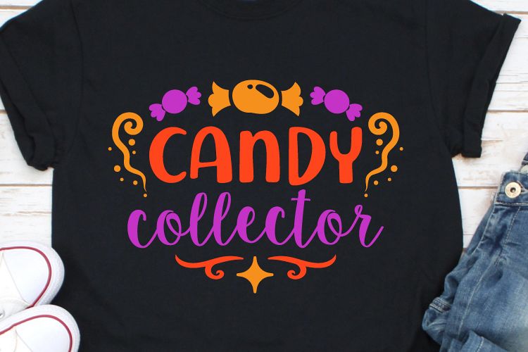 Candy Collector Svg, Candy Svg, Halloween Svg, Svg Files example image 1