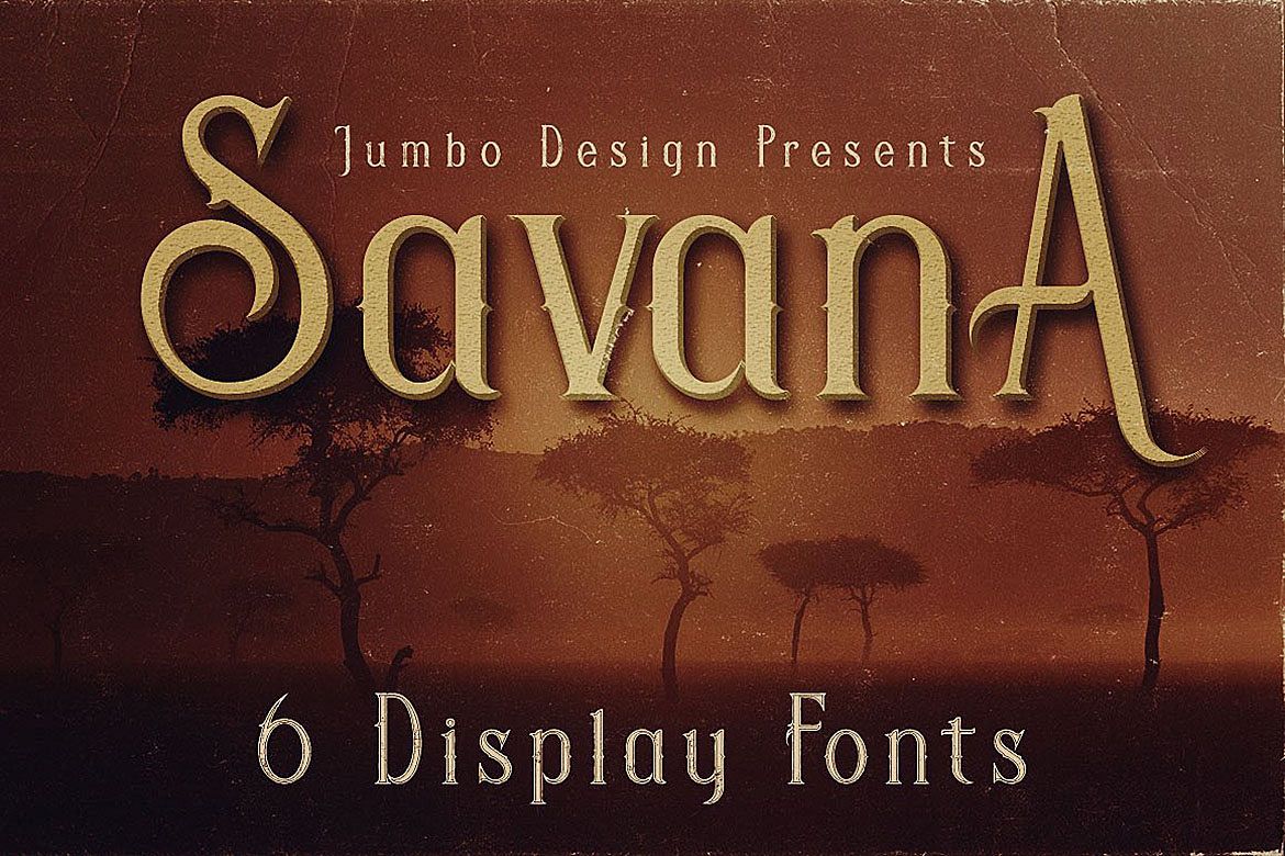 Savana - Display Font example image 1