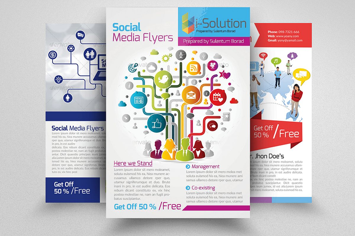 Sociel Media Flyers example image 1