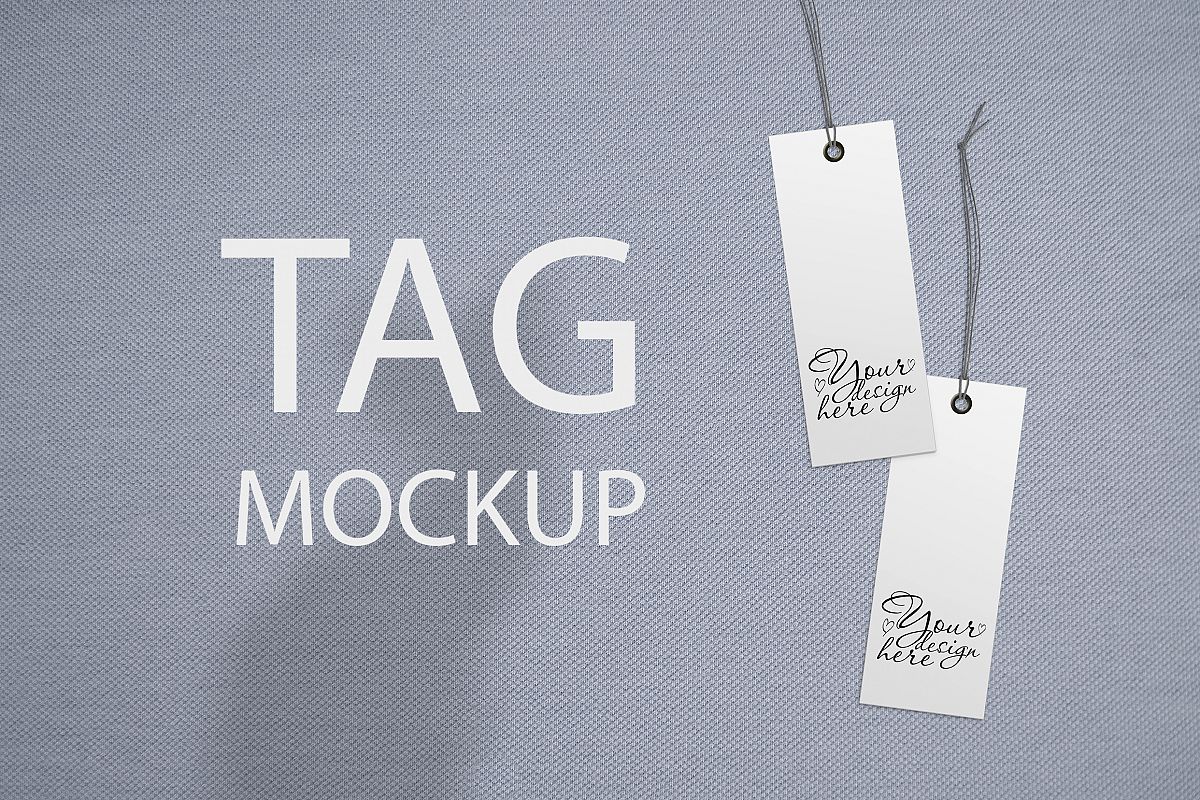 Label tag mockup example image 1