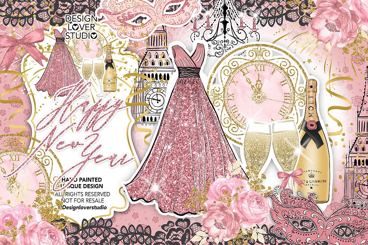 Happy New Year design example image 1