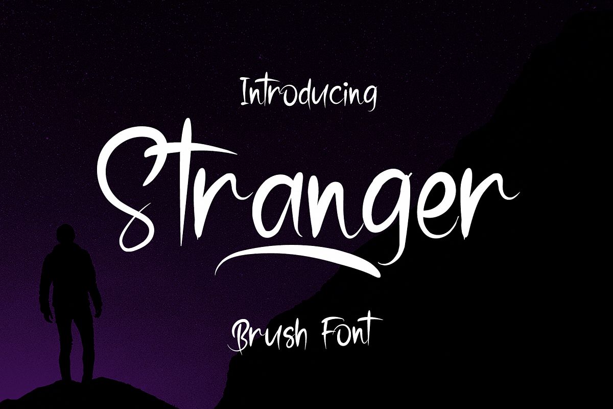 Stranger - Brush Font example image 1