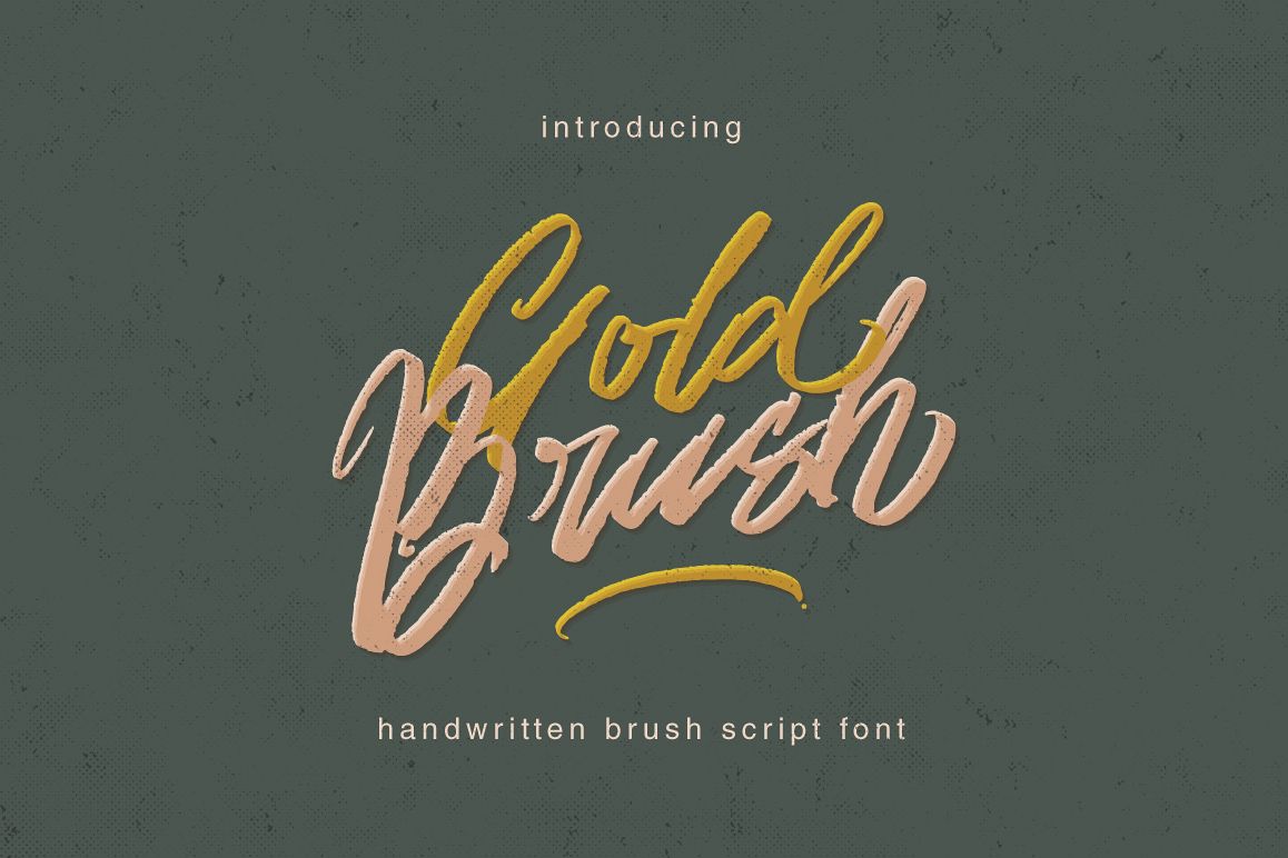 Gold Brush example image 1