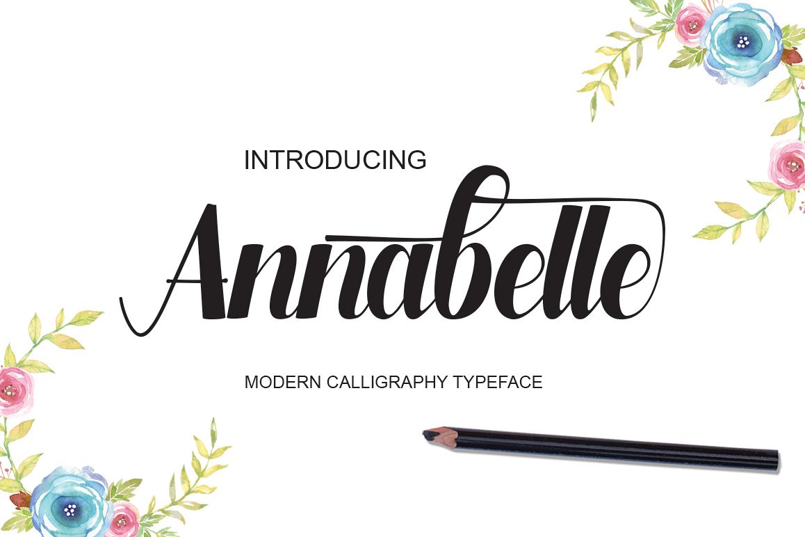 Annabelle (1408) | Script | Font Bundles