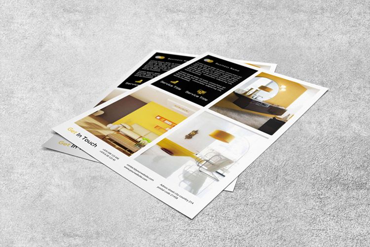 Interior design flyer example image 1