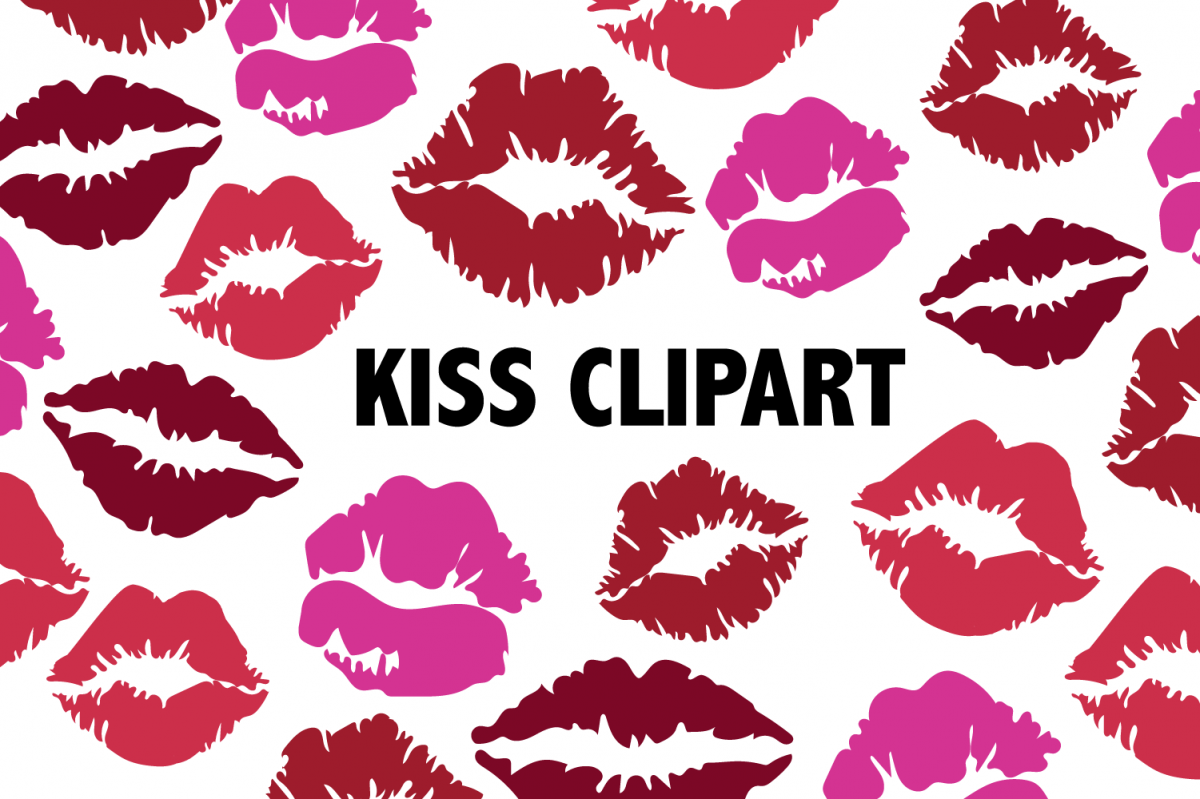 Lipstick Kiss Clipart example image 1
