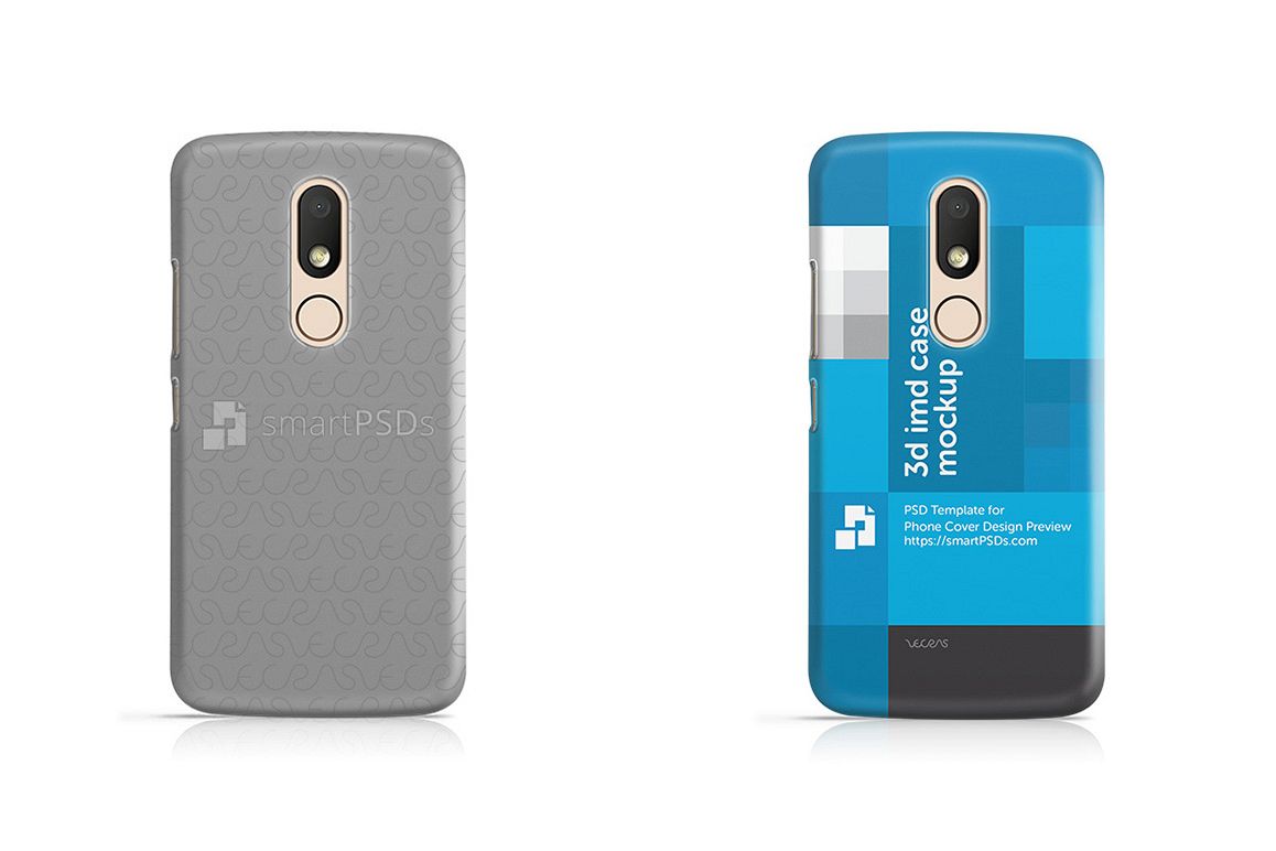 Motorola Moto M 3d IMD Mobile Case Design Mockup 2016 example image 1