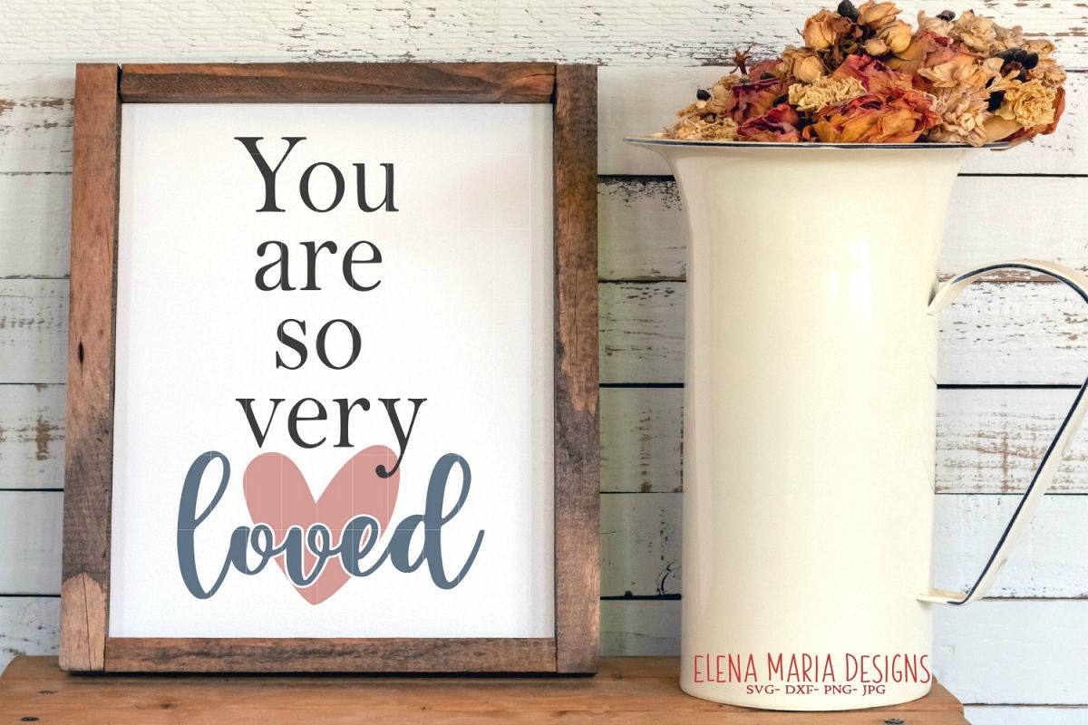 Baby Svg File, You Are So Very Loved Svg, Nursery Sign Svg example image 1