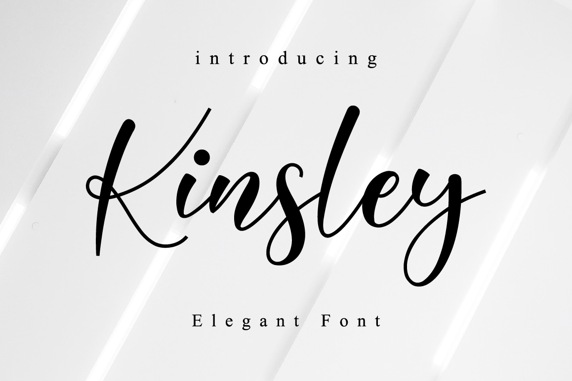 Kinsley Script example image 1