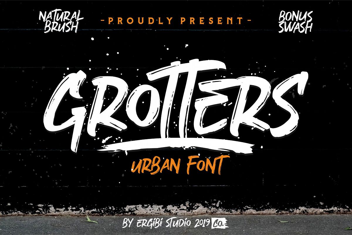 Grotters Urban Font example image 1