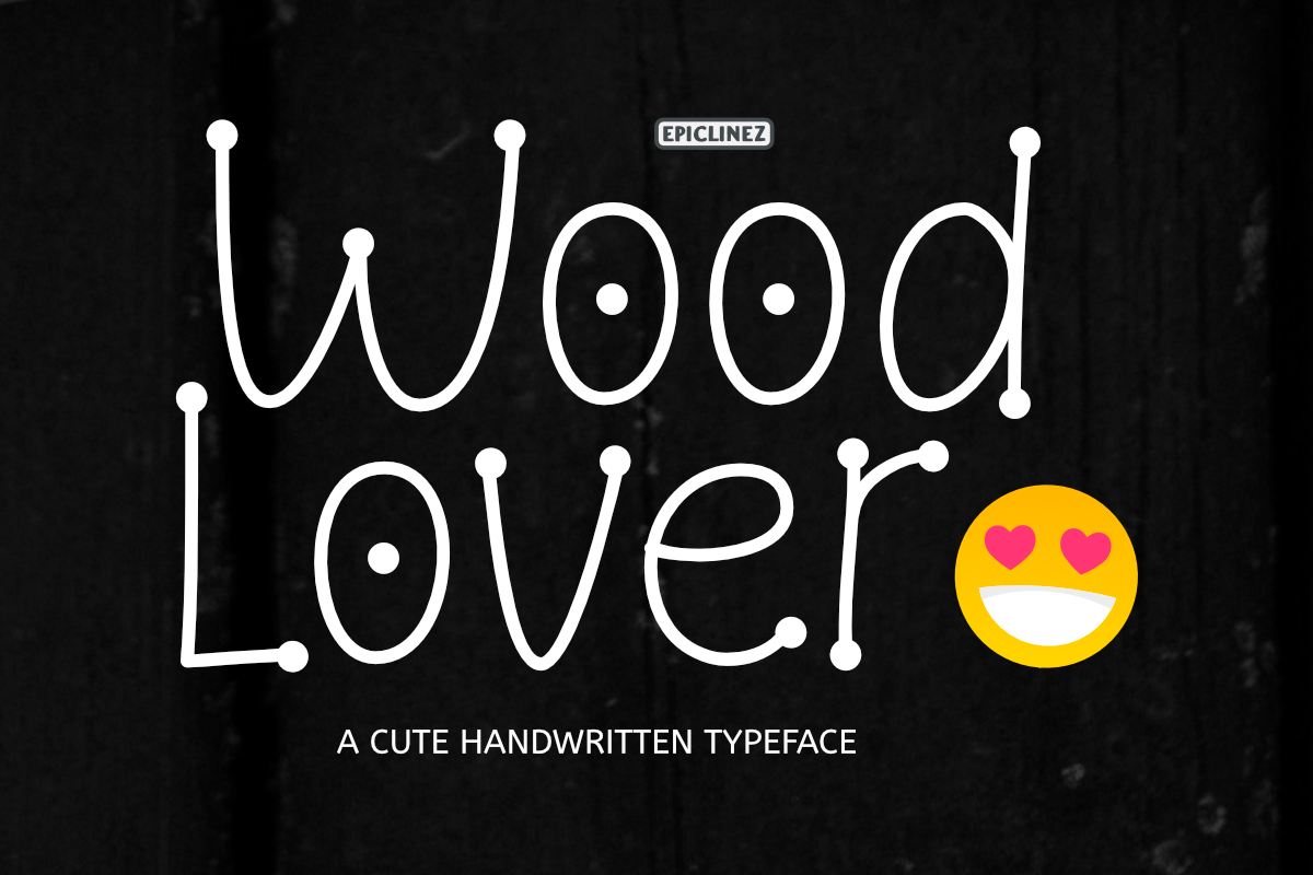 Wood Lover - A Cute Display Font example image 1