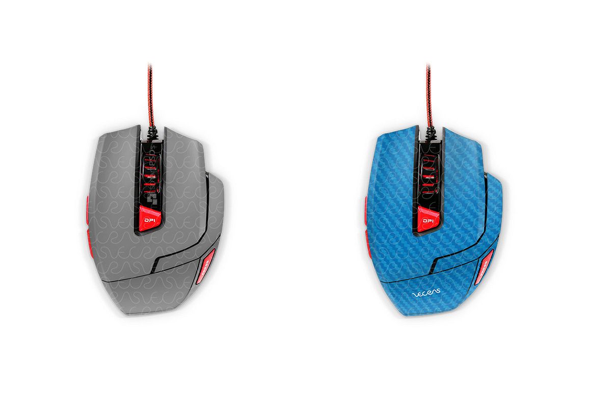 Lenovo M600 Gaming Mouse 2015 Skin Mockup Template example image 1