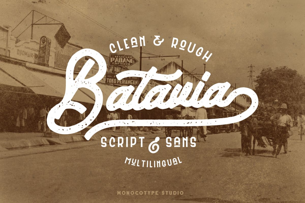 Batavia Script & Sans - Duo Font example image 1