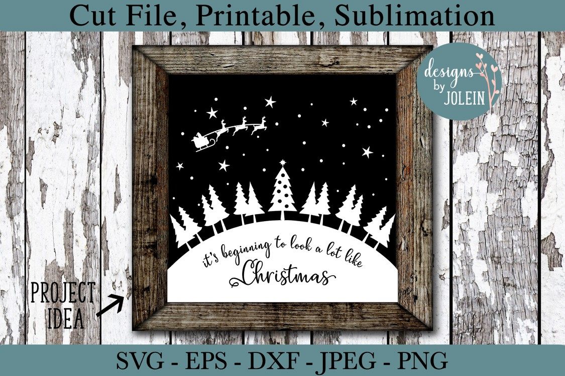 Look a lot like Christmas SVG, png, eps, DXF, sublimation example image 1