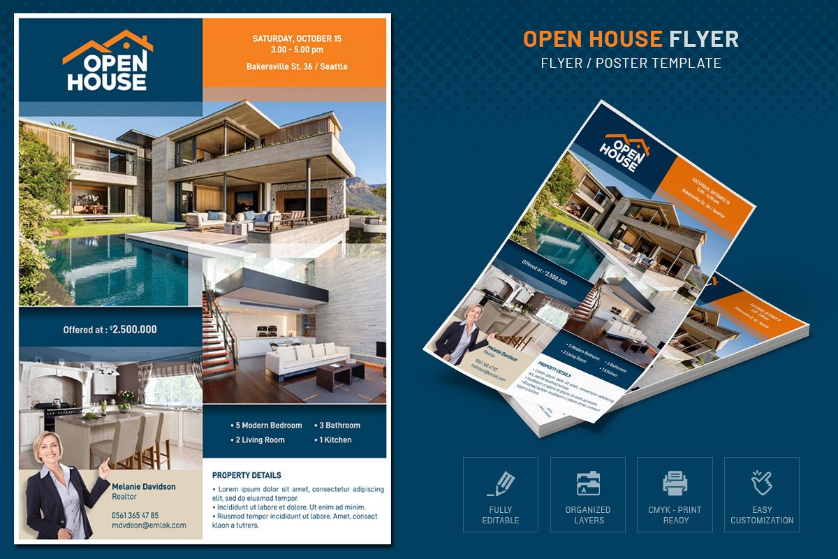 OPEN HOUSE FLYER example image 1