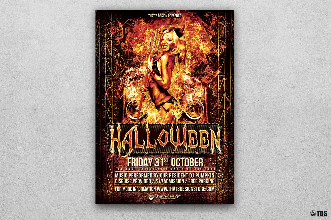 Halloween Flyer Template V3 example image 1