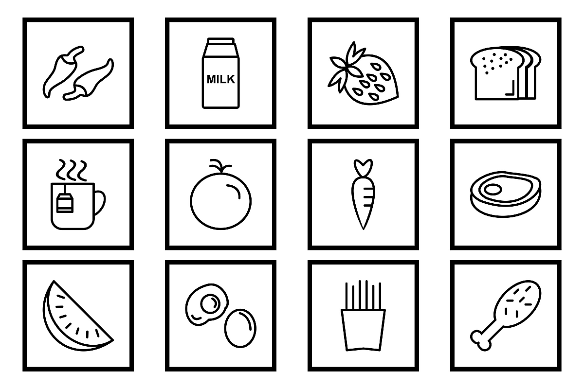 Set Of Food Icons example image 1