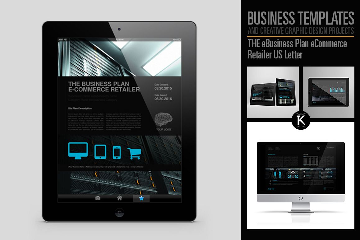 THE eBusiness Plan ECommerce Retailer US Letter example image 1