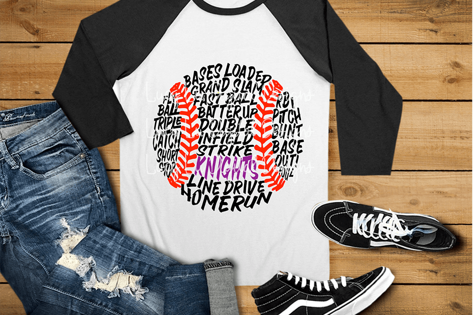 Messy Baseball Knights example image 1