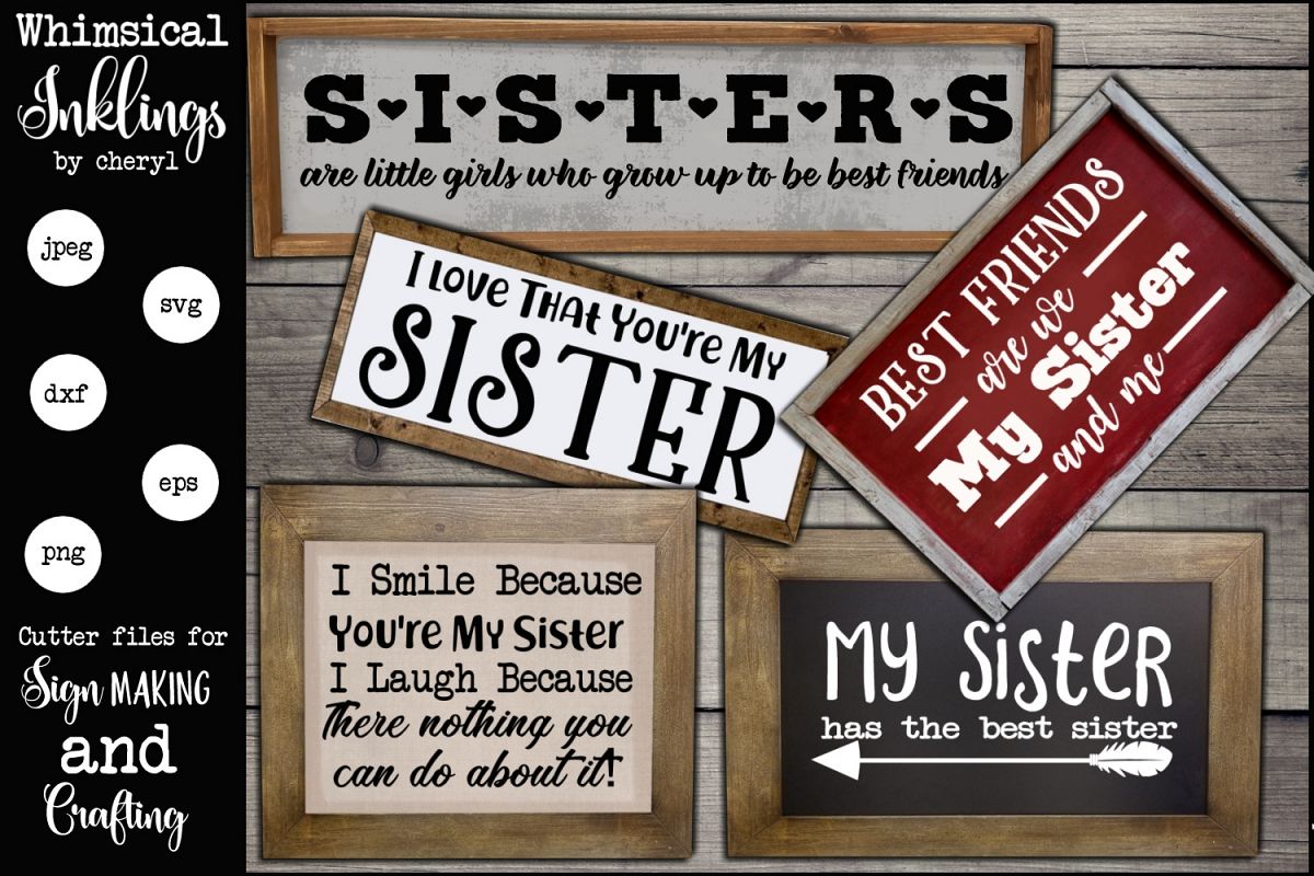 My Sister SVG set example image 1