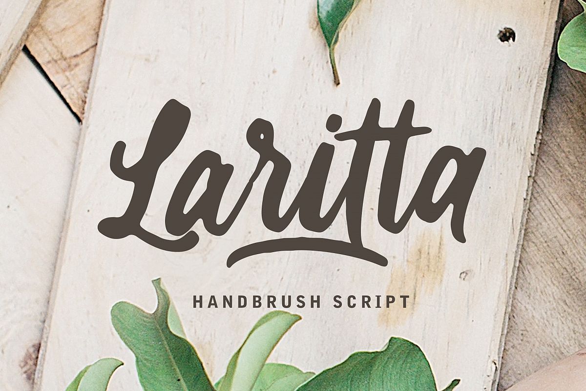 Laritta - Handbrush Script example image 1