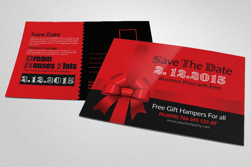 Save The Date Postcards example image 1