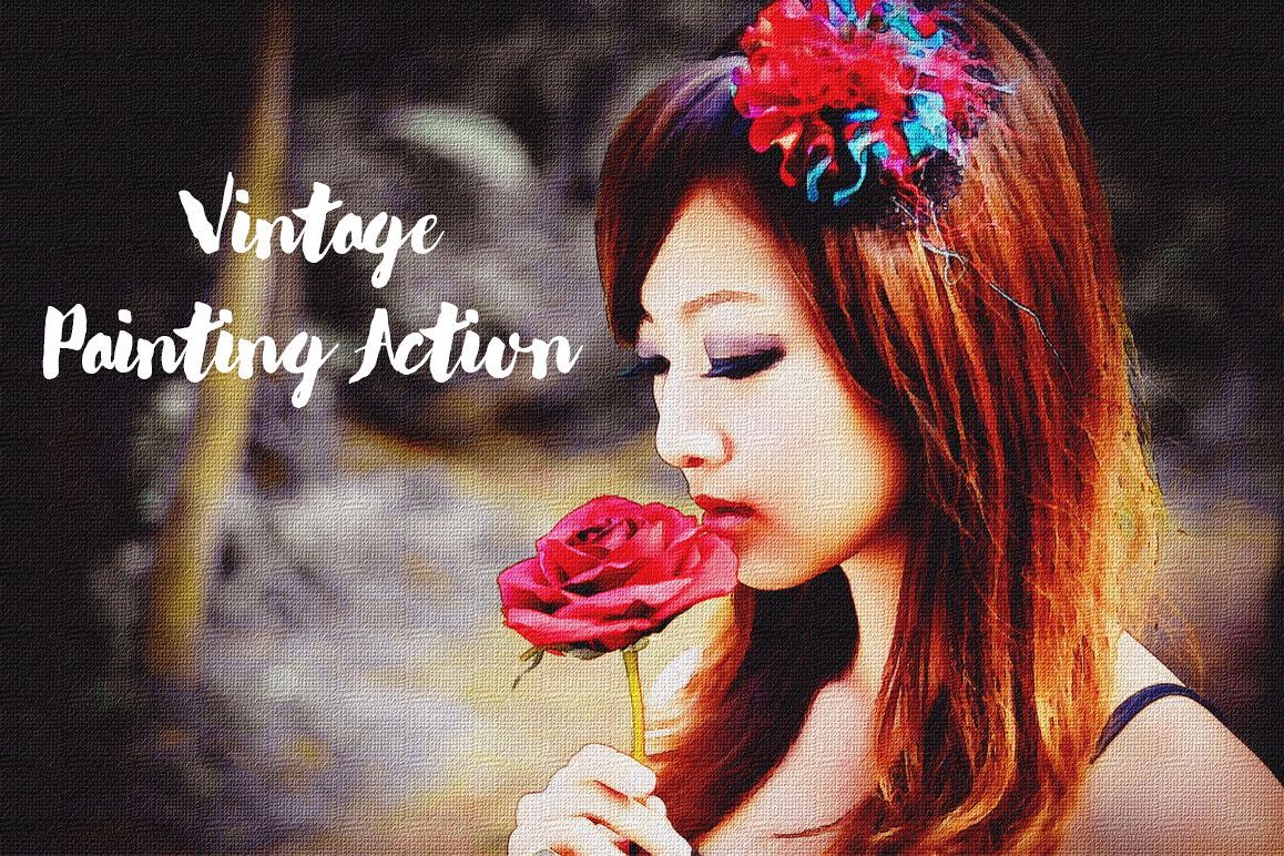 Vintage Painting Action example image 1