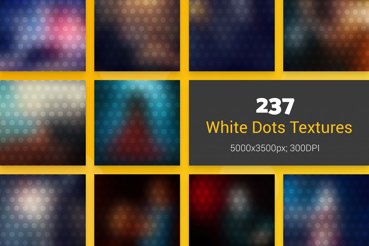 237 White Dots Textures example image 1
