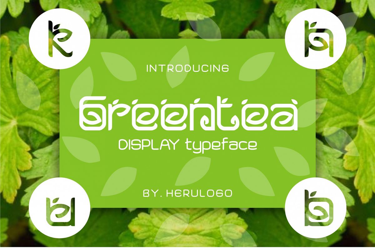 Greentea Logo Font example image 1