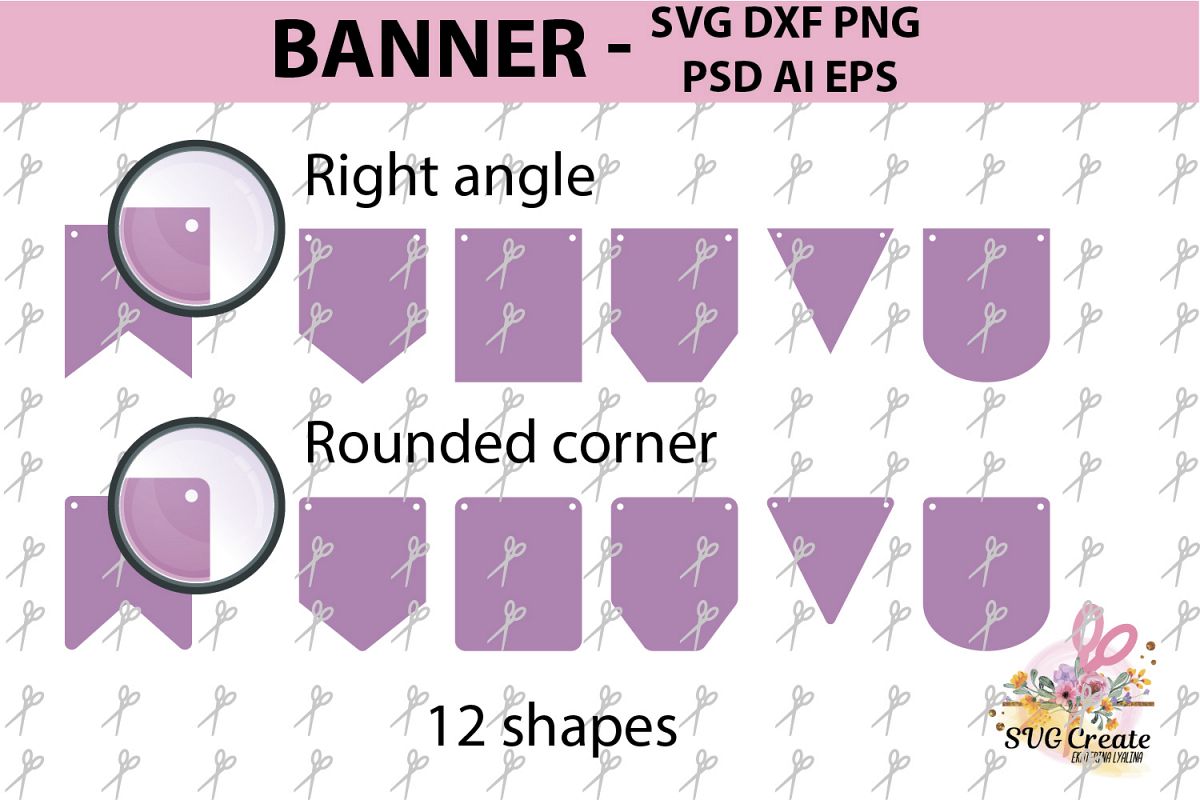 Download Bunting banner svg 1st flag digital file bundle template