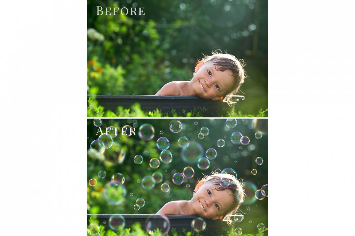 Give Me Bath - bubbles overlays example image 1