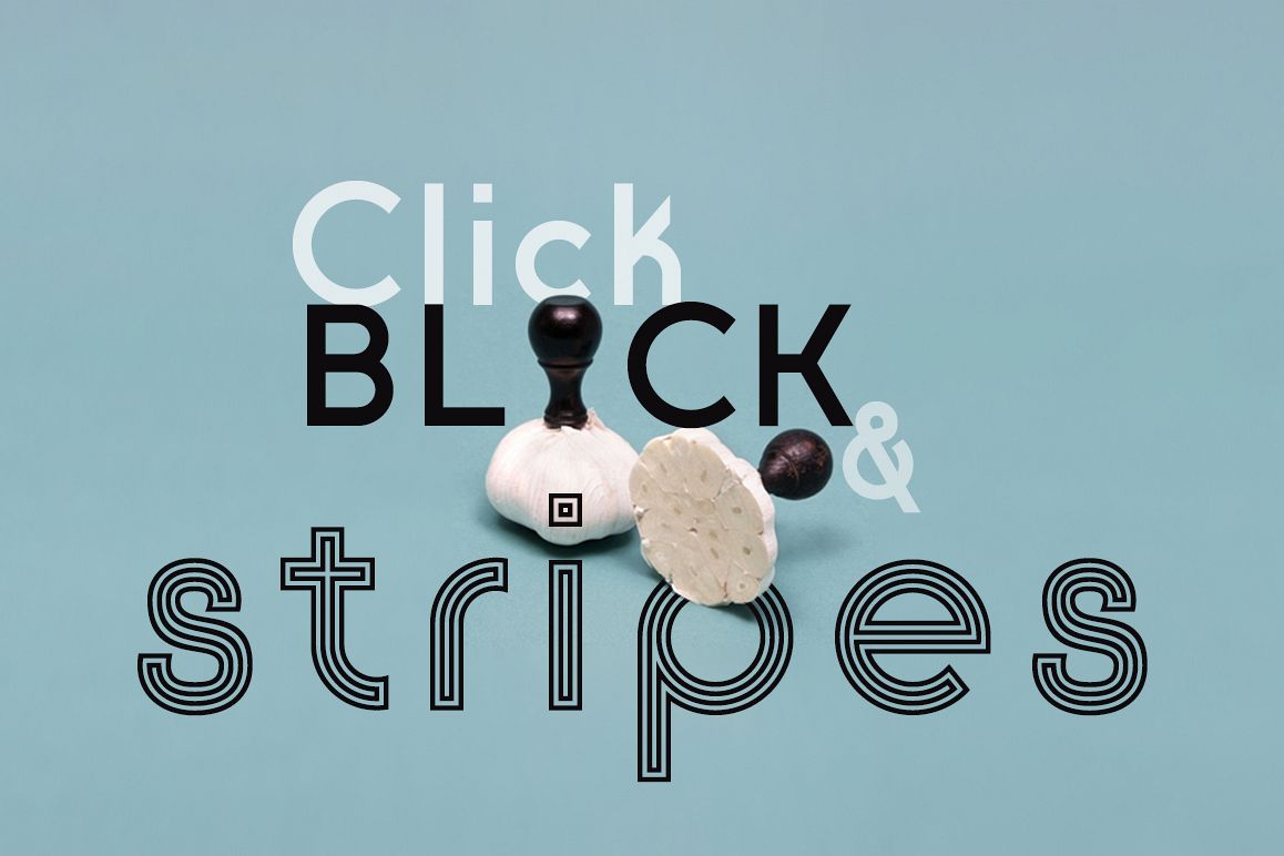 Click: Black & Stripes example image 1