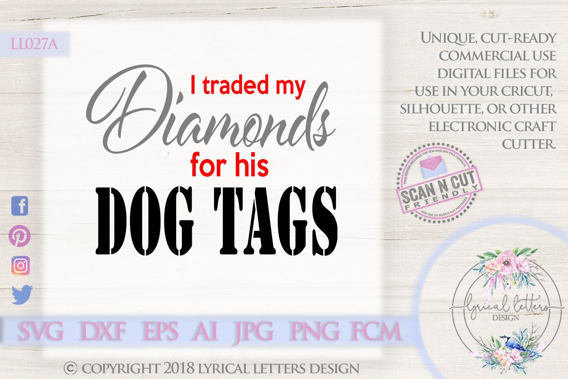 I Traded My Diamonds Military Soldier SVG LL027A example image 1
