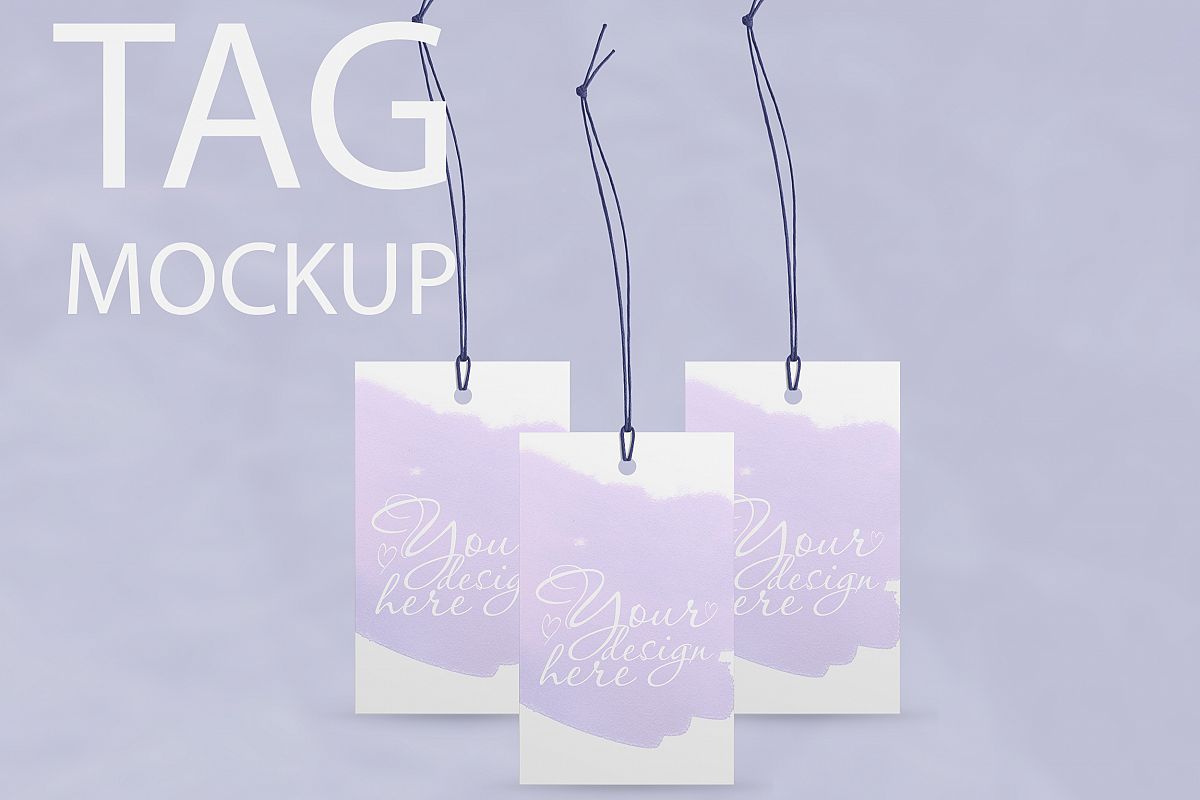 Label tag mockup example image 1