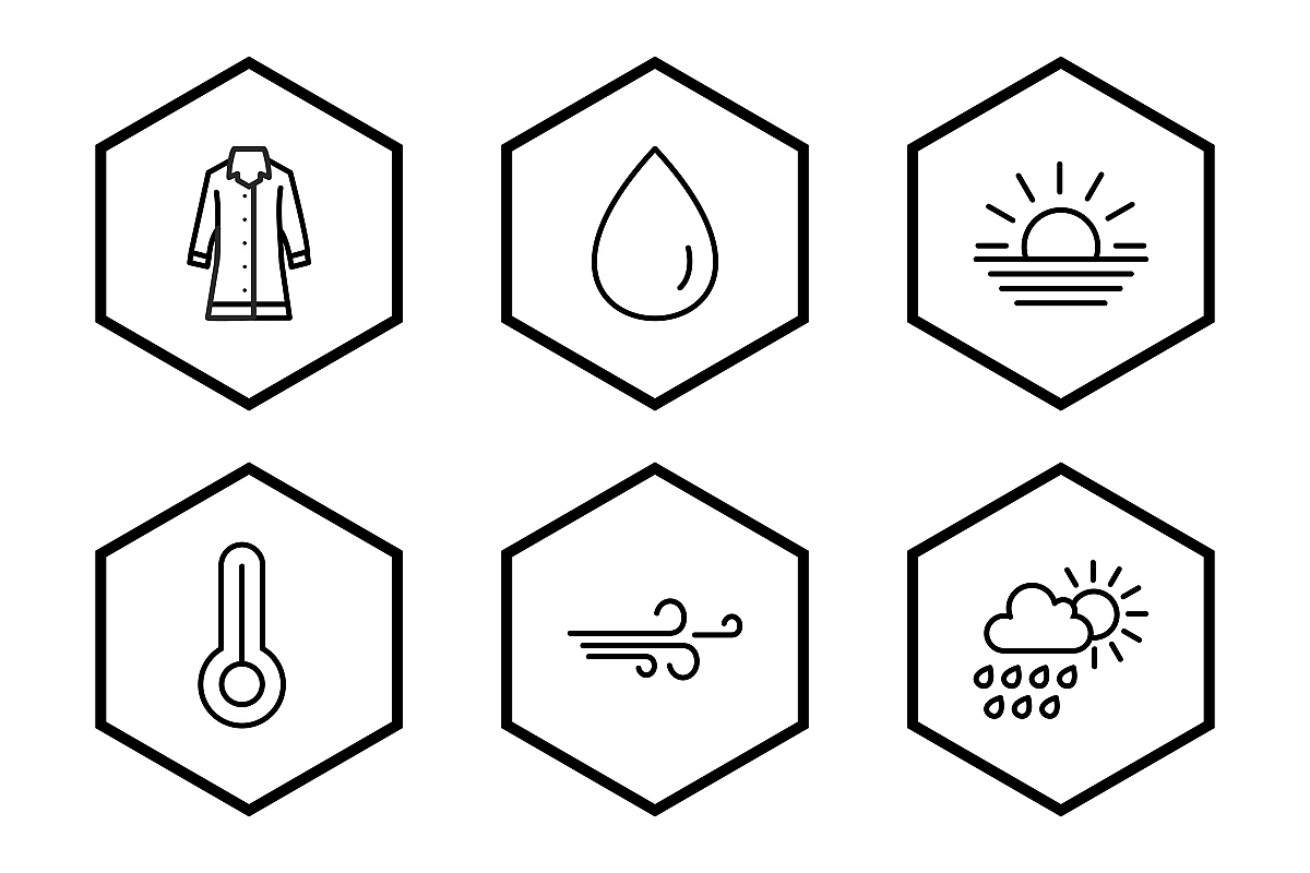 Set Of Weather And Season Icons example image 1