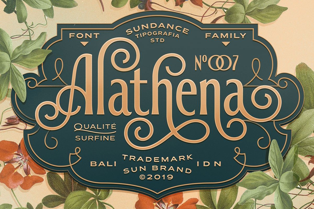 Alathena Font Family example image 1