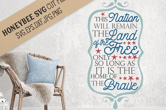 Land of the Free cut file example image 1
